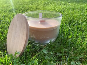 Kaars in glazen pot graveren